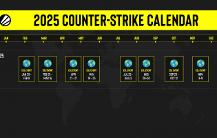 ESL menguraikan kalender Counter-Strike 2025
