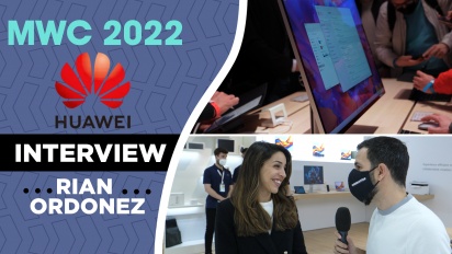 MWC 2022 - Huawei Smart Office Booth Tour & Rian Ordóñez Interview